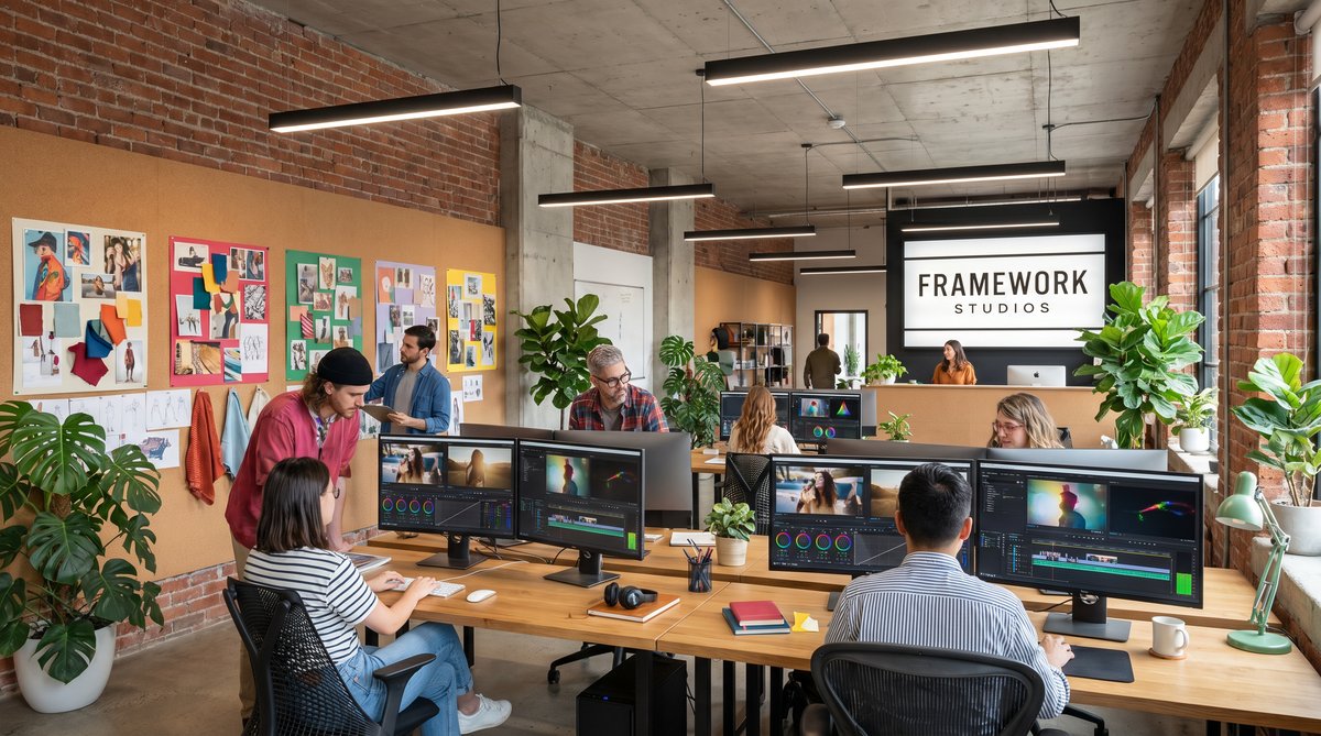 今日看料公司办公环境