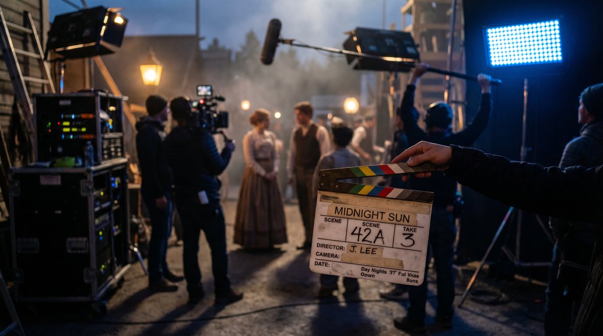 今日看料视频-影视拍摄现场